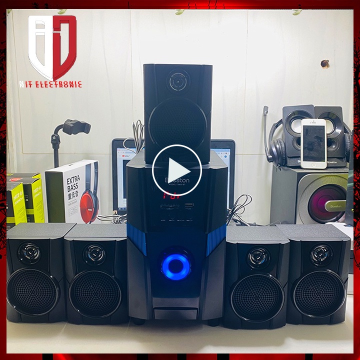 Loa máy tính công suất lớn bluetooth để bàn chính hãng 5.1 bosston t3800 loa vi tính pc gaming 60w
