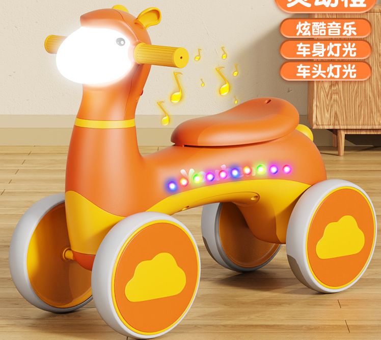 Xe chòi chân cho bé ,xe chòi khủng long cao cấp có đèn nhạc tải trọng 70kg xe thăng bằng
