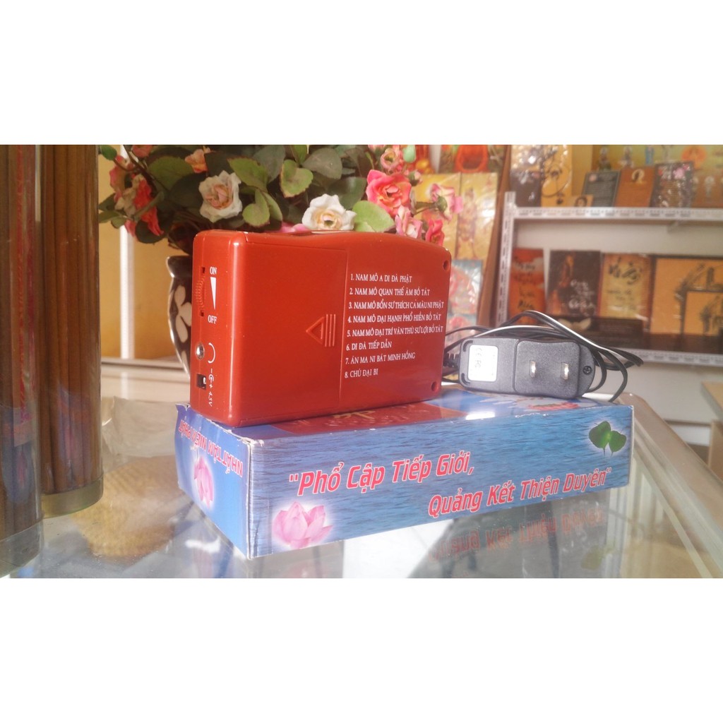 Máy niệm phật 8 bài giá sĩ - cực bền - tặng dây cắm điện