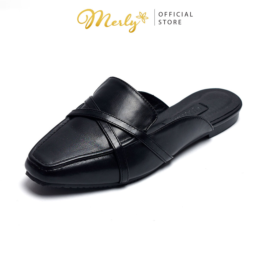 Dép sabo bệt mũi vuông merly 1470, dép sục nữ size lớn