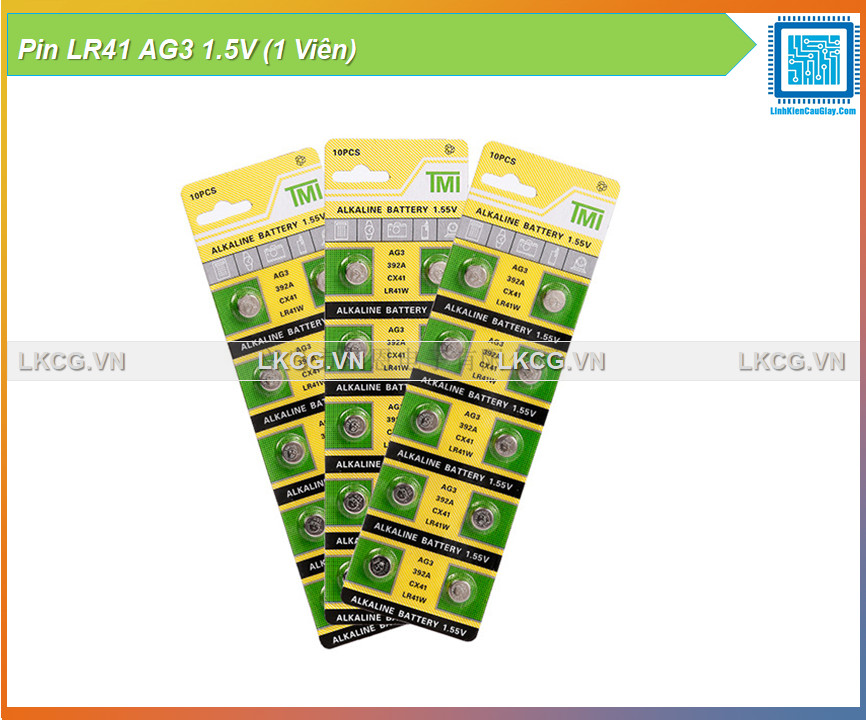 Pin lr41 ag3 1.5v