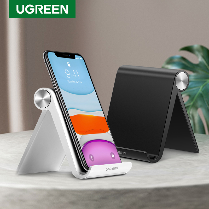 Giá đỡ điện thoại UGREEN Chân đế Moblie Hỗ trợ điện thoại cho iPhone 14 Plus/iPhone 15 14 Pro Max 13 Pro Max 12 Xiaomi Samsung S24 23 22 Huawei Máy tính bảng Giá đỡ để bàn Giá đỡ điện thoại di động