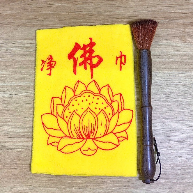 Brush for Cleaning Statues, Cleaning Cloth for Buddha Statues, Altar, Tea Table, Desk - 4