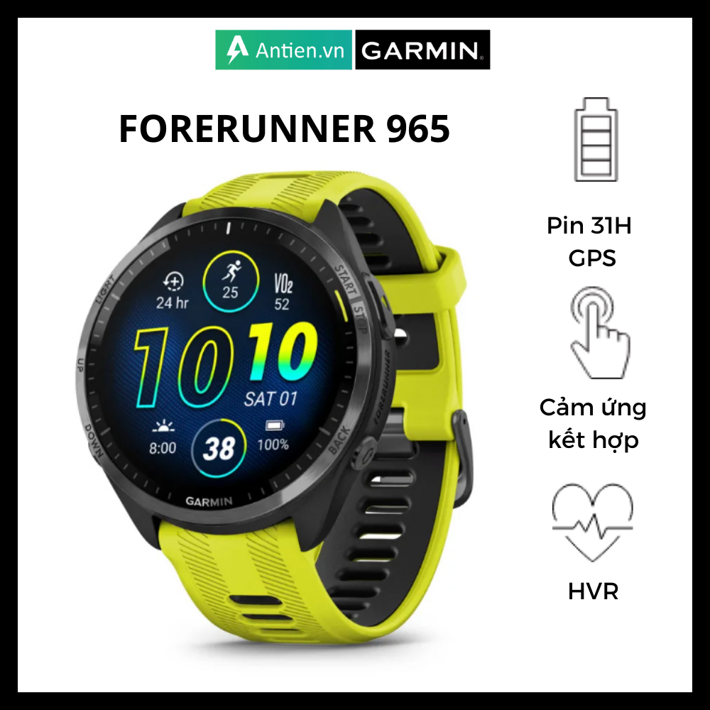 Đồng hồ thể thao thông minh Garmin Forerunner 965 - Hàng chính hãng BH 12 tháng