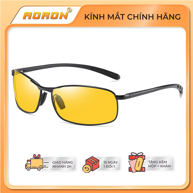 Kính Râm Đi Ngày Và Đêm Cho Nam, Kính Râm Nam, Kính Đi Đêm Nhiều Màu - Kính Thời Trang Nam Aoron Gian Hàng Chính Hãng