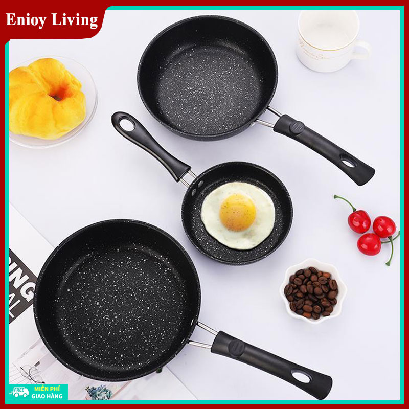 Chảo chống dính đá Maifan, chảo rán trứng, chảo rán bít tết Chảo bếp gia đình BH0420