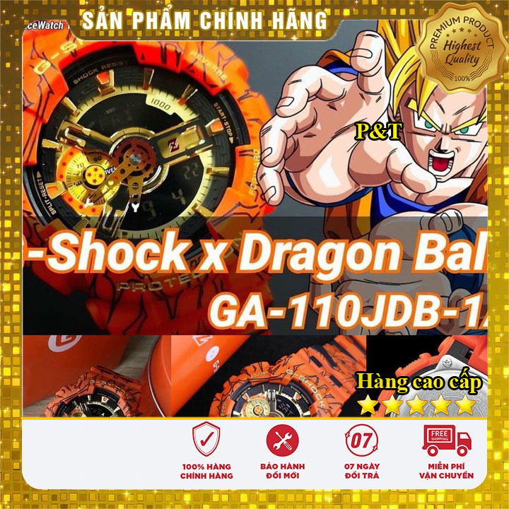 Đồng hồ nam Casio G-shock GA - 110JDB-1A4 Dragon ball – Chống nước - Đồng hồ P&T [FreeShip- Hàng cao cấp- Full box ]