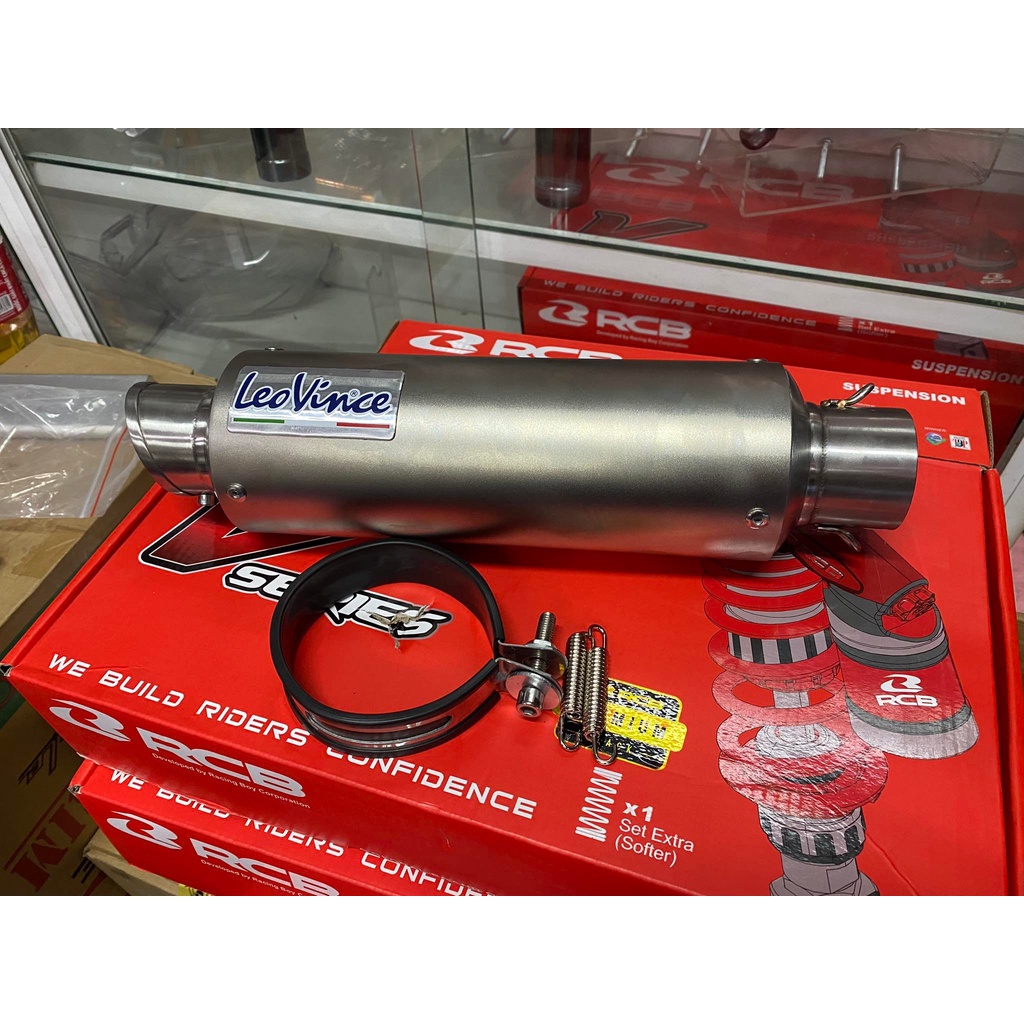 Lon pô leovince chuẩn 1.1 - tặng kèm tiêu nhôm cnc xéo
