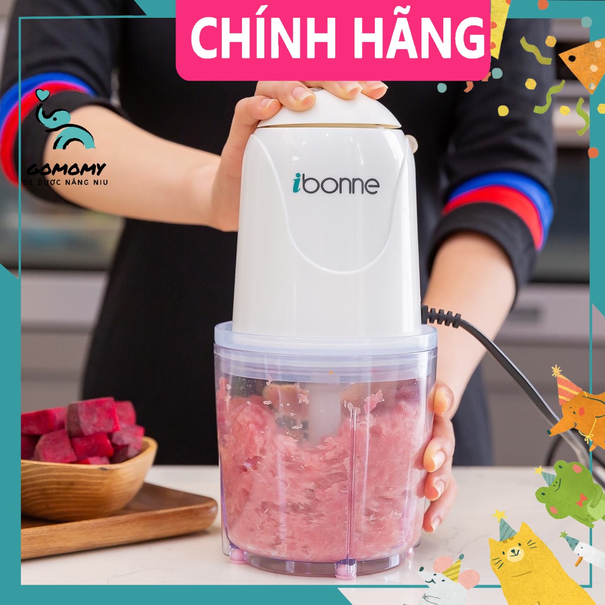 Máy xay đa năng ibonne ib15 300w