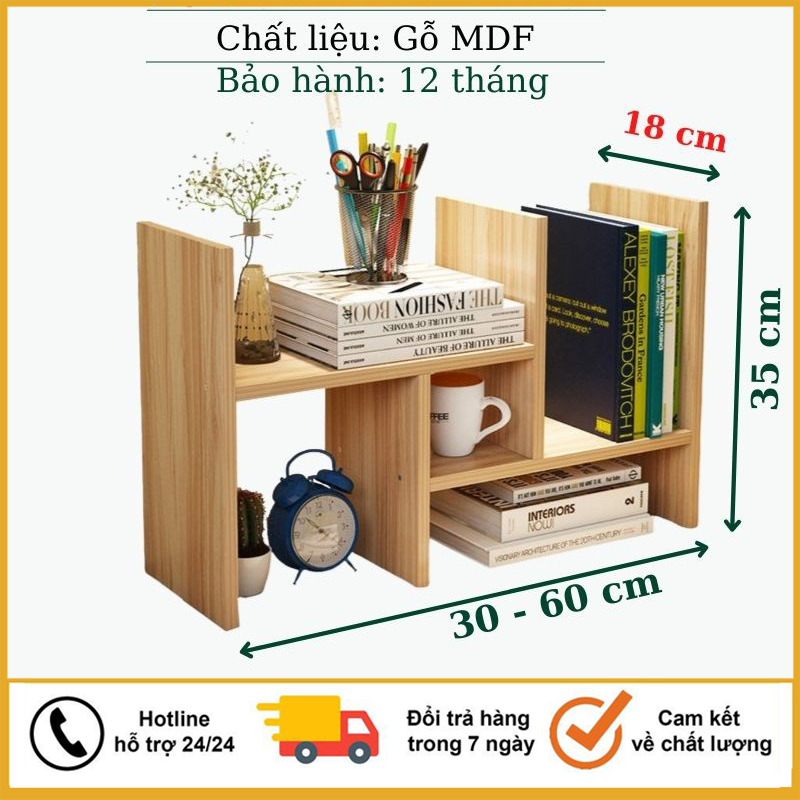 Kệ sách gỗ - kệ sách gỗ để bàn - kệ sách để bàn - kệ để tài liệu văn phòng - kệ sách để bàn làm việc lắp ghép đa năng - kệ sách để bàn làm việc gỗ mini