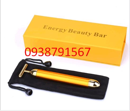 [HCM]MÁY MASSAGE MẶT BEAUTY BAR 24K - bút massage chữ T