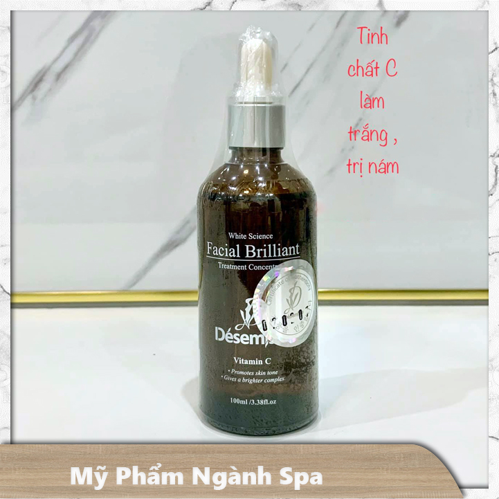 Cách dưỡng trắng da, Tinh Chất Cô Đặc Dưỡng Trắng Desembre White Science Facial Brilliant Treatment Concentrate