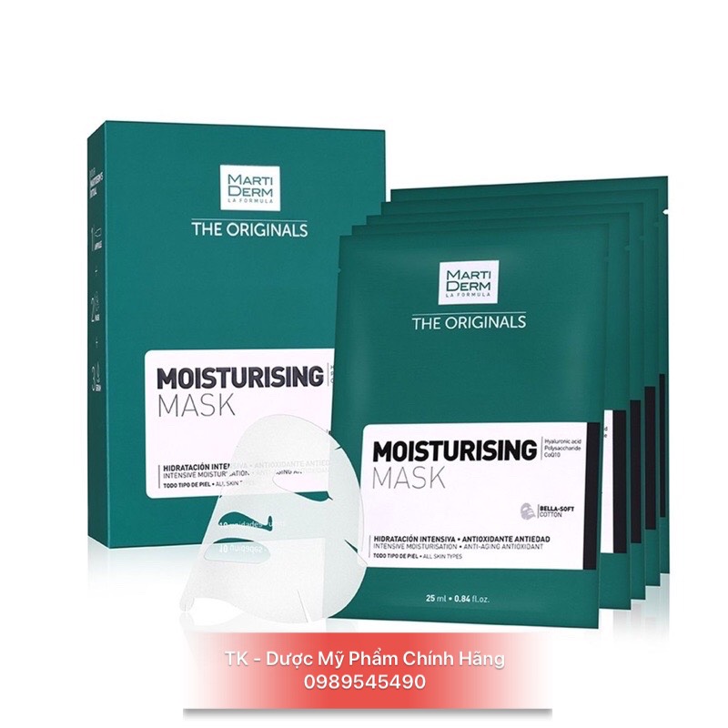 Mặt nạ dưỡng ẩm, chống lão hóa martiderm the originals moisturising mask
