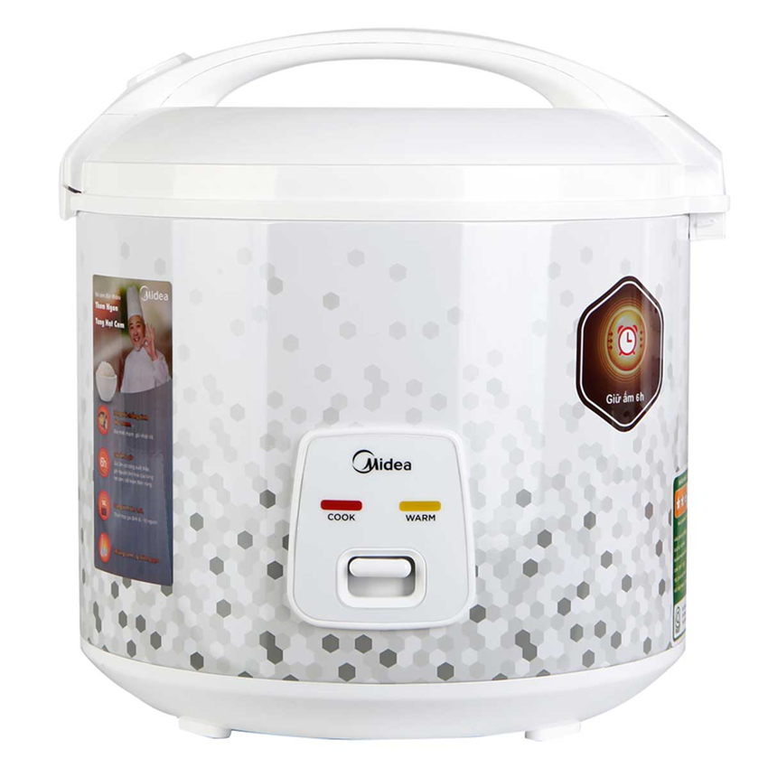 Nồi cơm điện midea mr-cm1025 1.0l - hàng chính hãng
