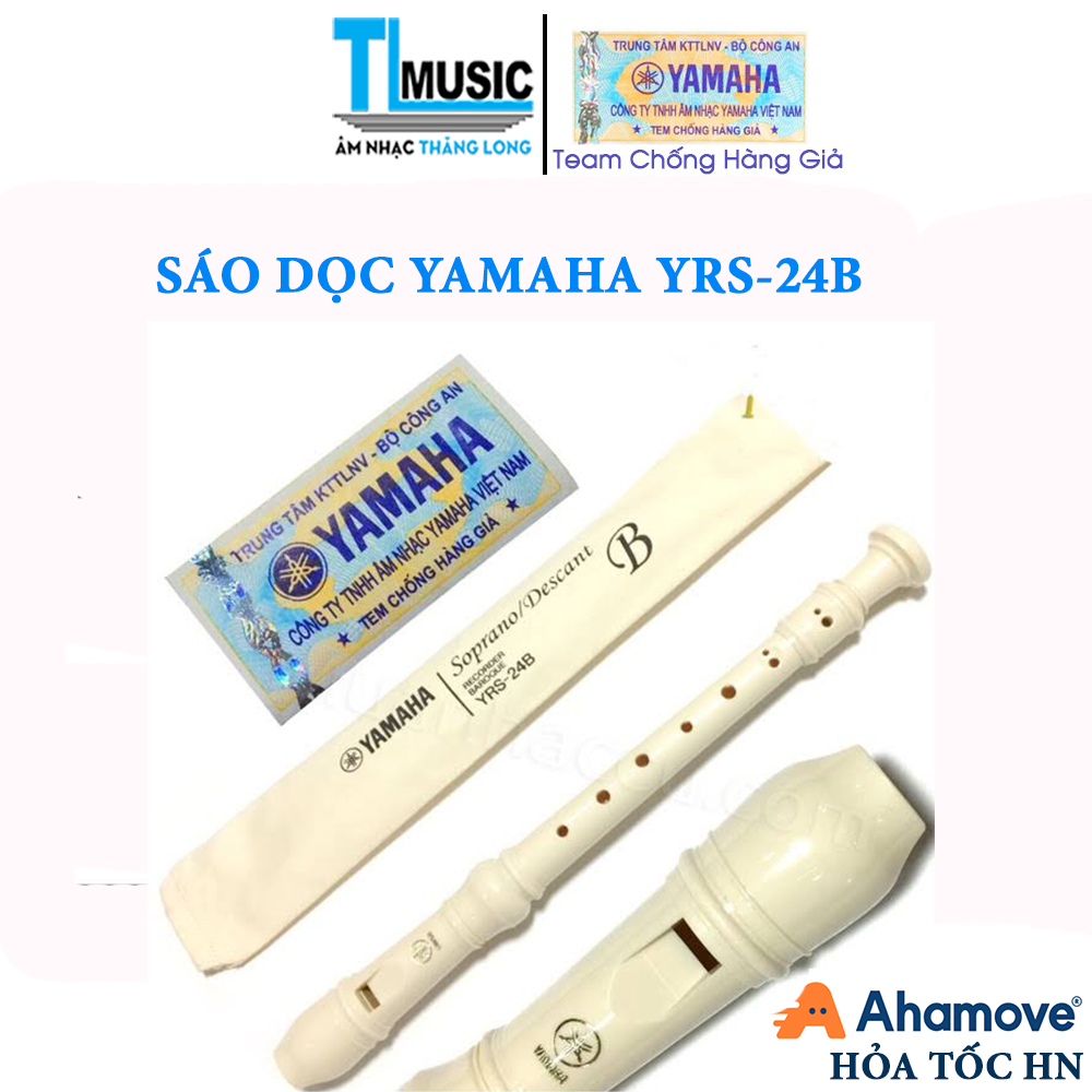 Chính Hãng Yamaha YRS-24B - Sáo Recorder Soprano ( Sáo Dọc ) Yamaha YRS24B