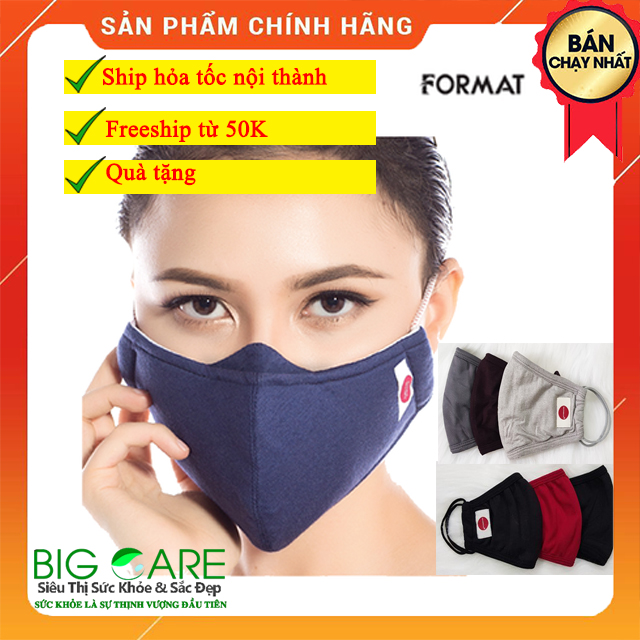 [Chính Hãng] Set 3 Khẩu Trang Format Sunstop Warmmax Khẩu Trang Kháng Khuẩn Chống Nắng Khử Mùi Cho Nam Và Nữ