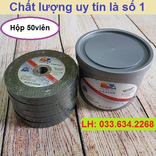 Hộp đá cắt sắt - đá cắt inox usaton 50 lưỡi