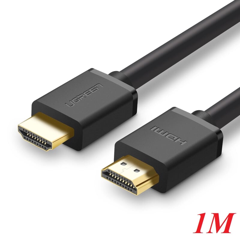 Ugreen 10106 1m màu đen cáp tín hiệu hdmi chuẩn 1.4 hỗ trợ phân giải 4k * 2k hd104