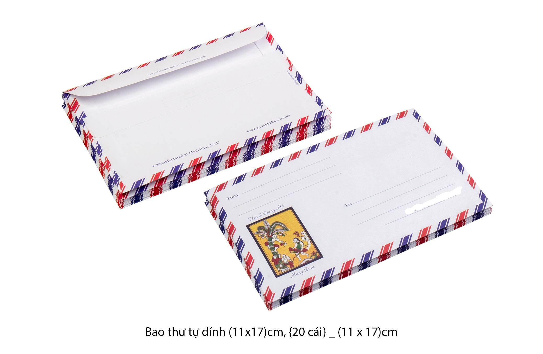 COMBO 100 CÁI BAO THƯ MINH PHÚC LOẠI A4 DÀY NHẤT CÓ KEO DÍNH