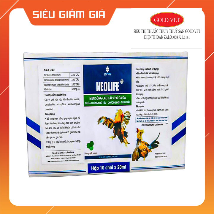 Neolife 20ml combo 1 lọ men sống cao cấp hsd 01/02/2023