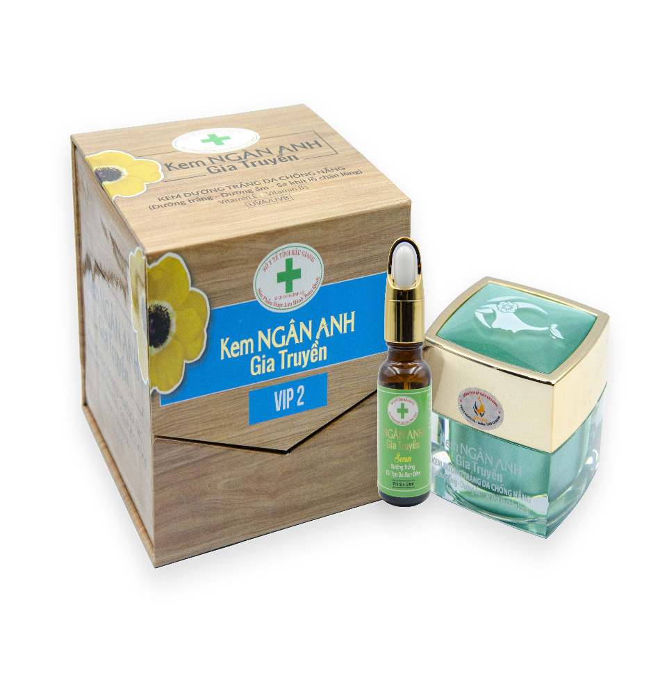 KEM DƯỠNG TRẮNG DA CHỐNG NẮNG 25G - NGÂN ANH GIA TRUYỀN