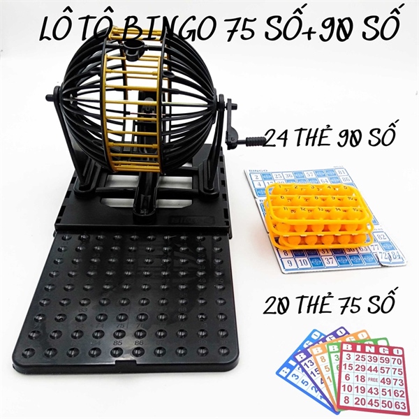Hộp lô tô 90 số +75 sô
