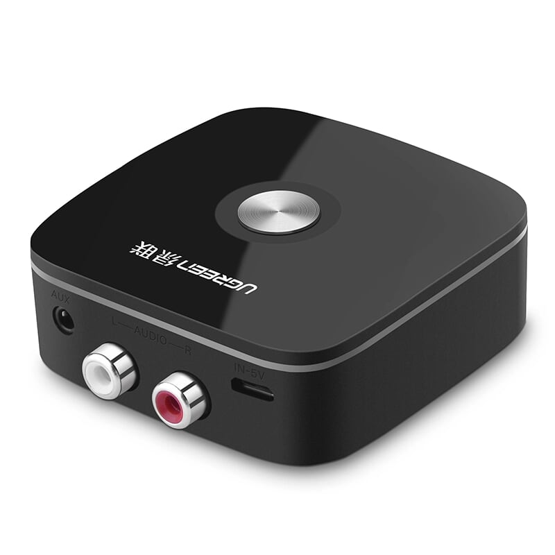 Ugreen 40759 bt 4.2 màu đen bộ nhận âm thanh bluetooth chuẩn bông sen hỗ trợ aptx cm106