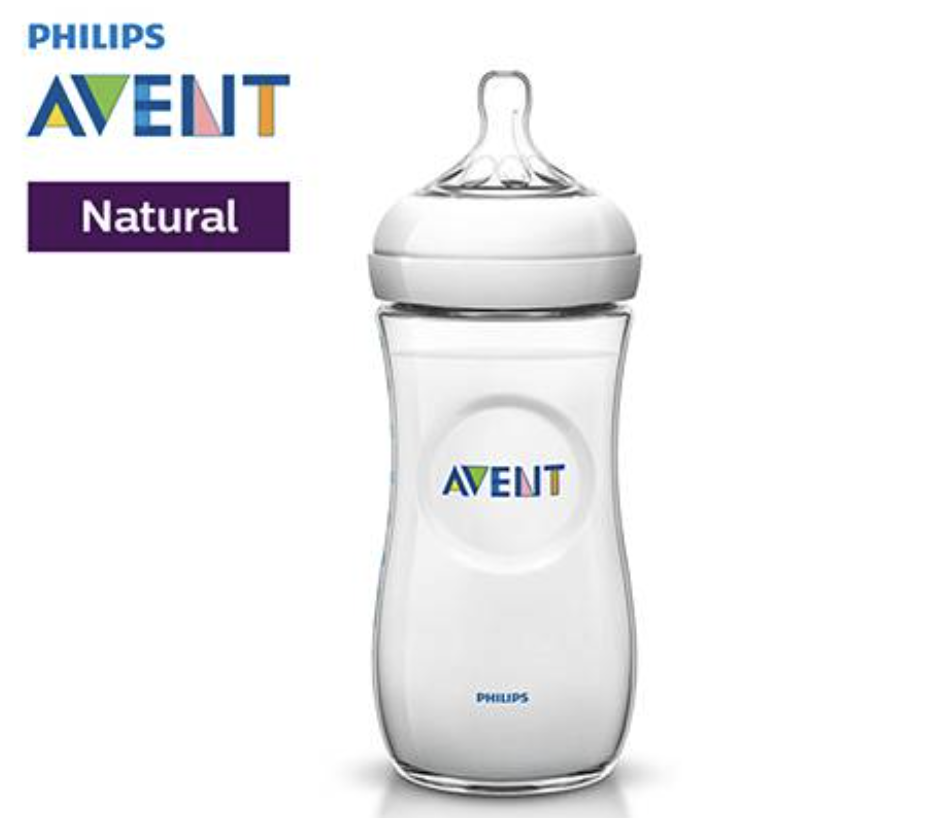 Bình sữa chống đầy hơi Avent Natural 330ml