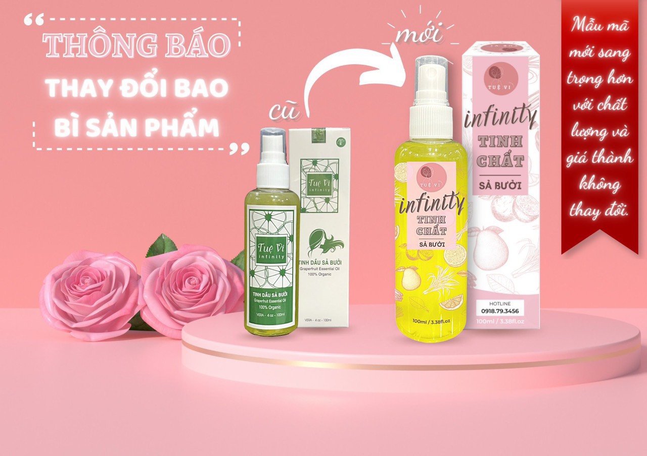 Tinh Dầu Sả Bưởi Tuệ Vi giúp mọc tóc,Dày Tóc và ngăn ngừa rụng tóc