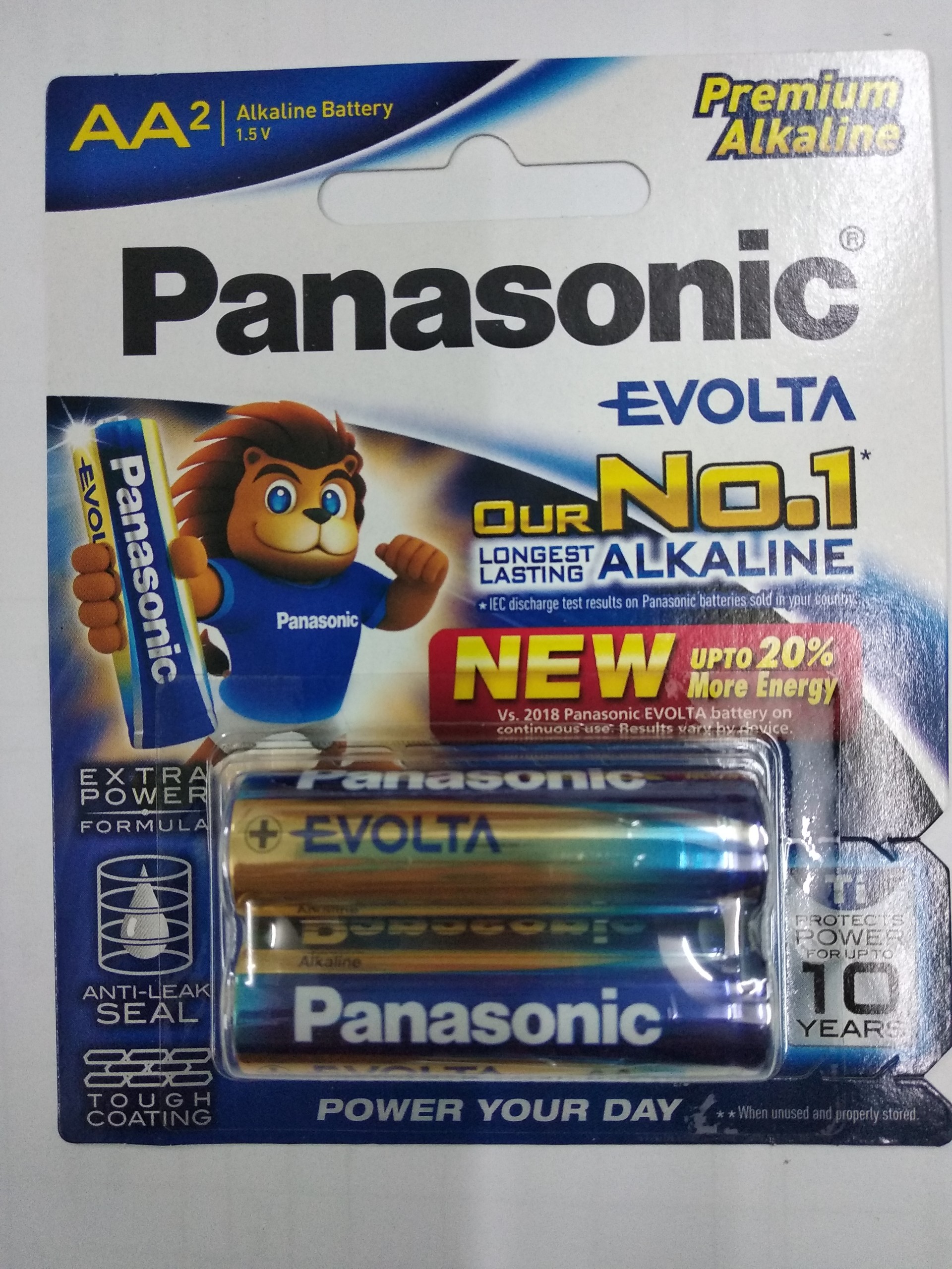 Pin aa / aaa panasonic evolta lr6eg/2b - lr03eg/2b chính hãng vỉ 2 viên made in thailand