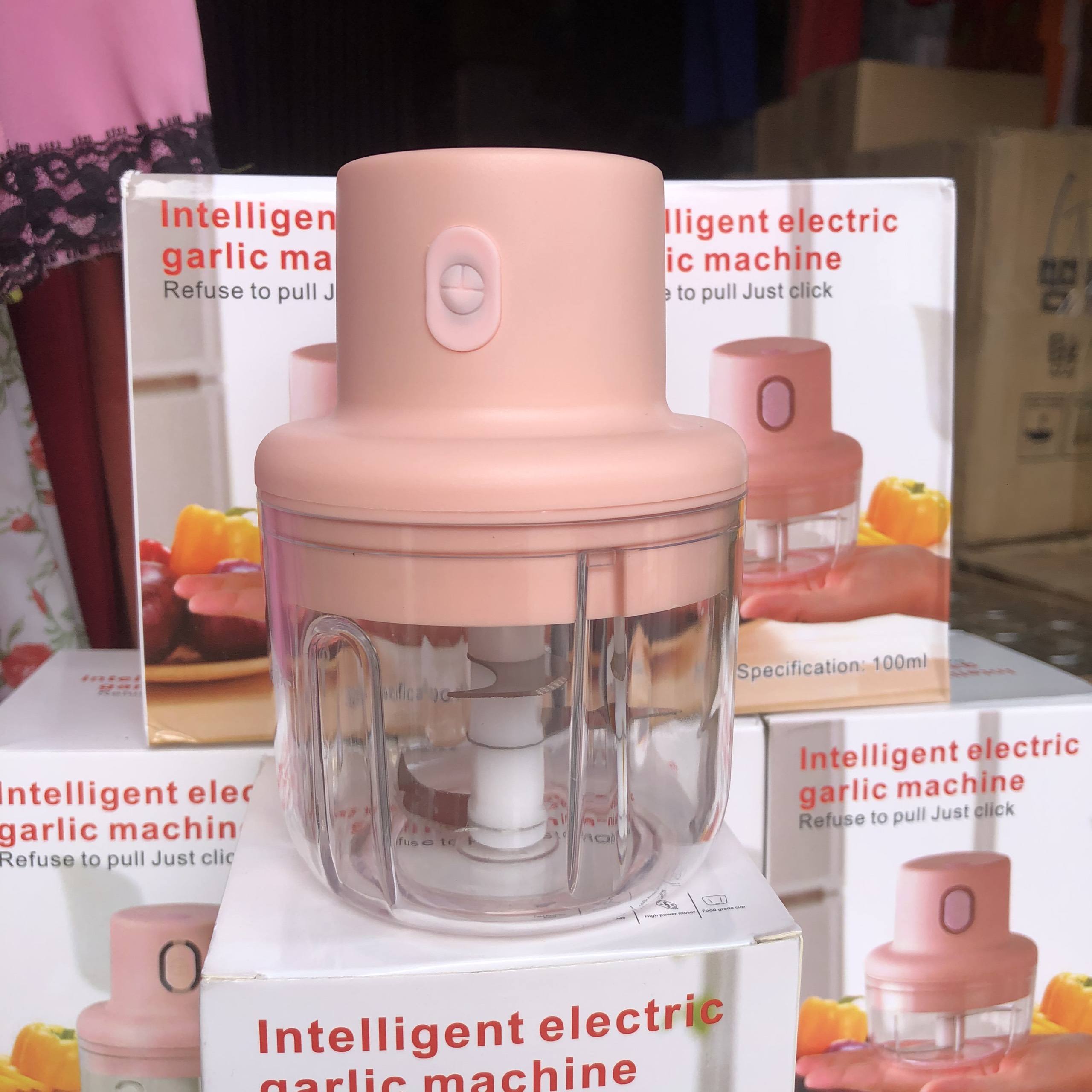 [HCM]Cối xay tỏi ớt tiện dụng đồ xay đa năngMáy Xay TỏiThịt Ớt Cầm Tay MiNi Sạc Pin Bằng Điện Tiện Dụng. Dụng Cụ Xay Nghiền Nhỏ Tỏi Ớt Rau Củ Quả Siêu Tốc Máy xay hành tỏi may say sinh to mini