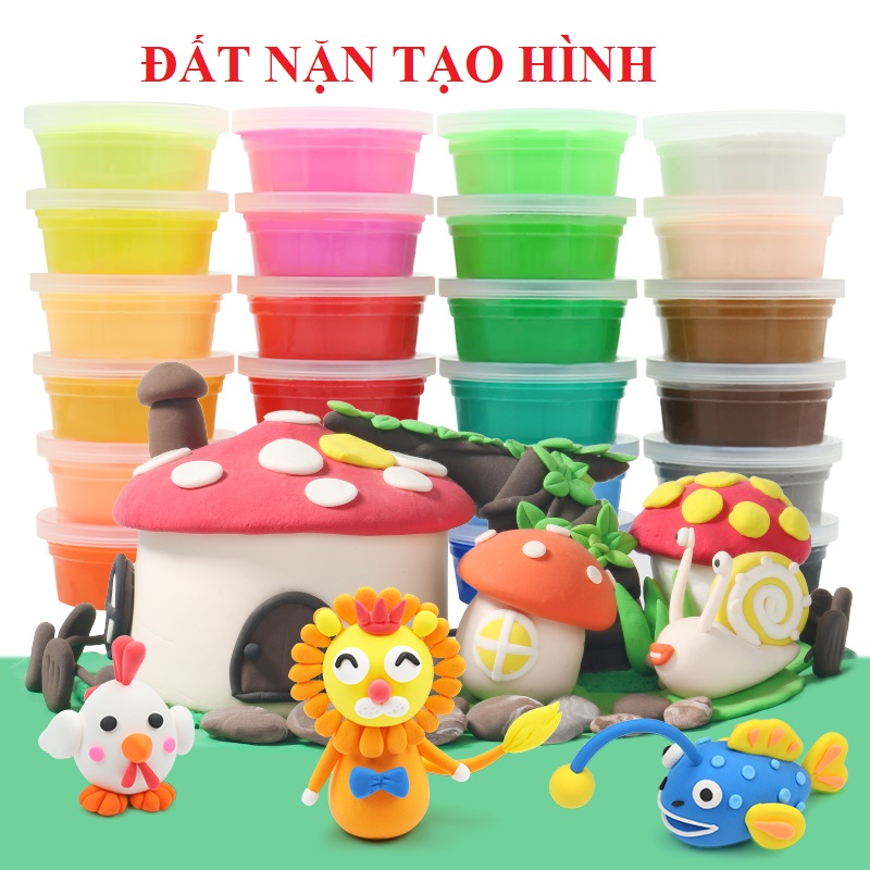 BỘ ĐẤT NẶN NGỌC TRAI 24/36 MÀU KÈM KHUÂN TẠO HÌNH