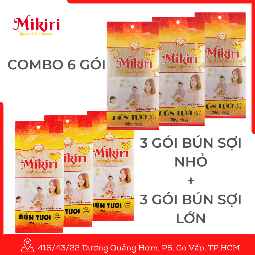 Combo 6 bún Mikiri