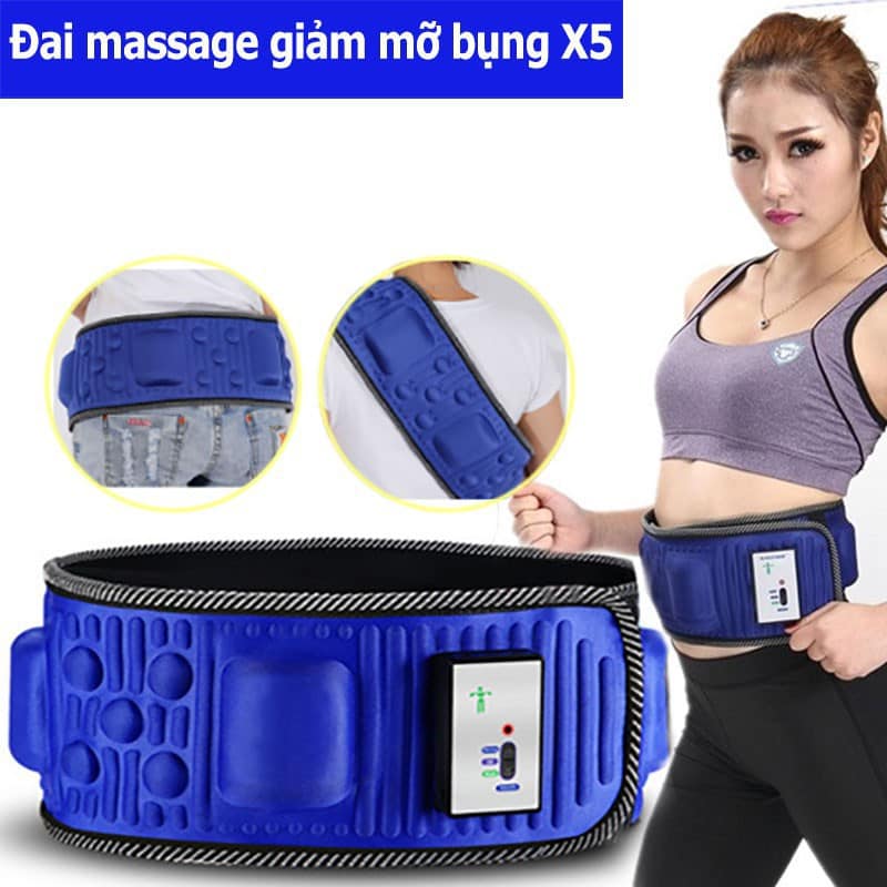 GOODMAKET-Đai Giảm Mỡ Bụng, Đai Massage Bụng. Máy Tập Giảm Mỡ Bụng, Vai, Chân, Tay Cho Cả Nam Và nữ