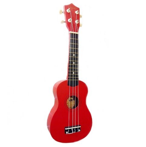 Combo Đàn Ukulele Soprano Màu Trơn WOIM 33A15-Hn (Hồng Nhạt) + Bao Đàn