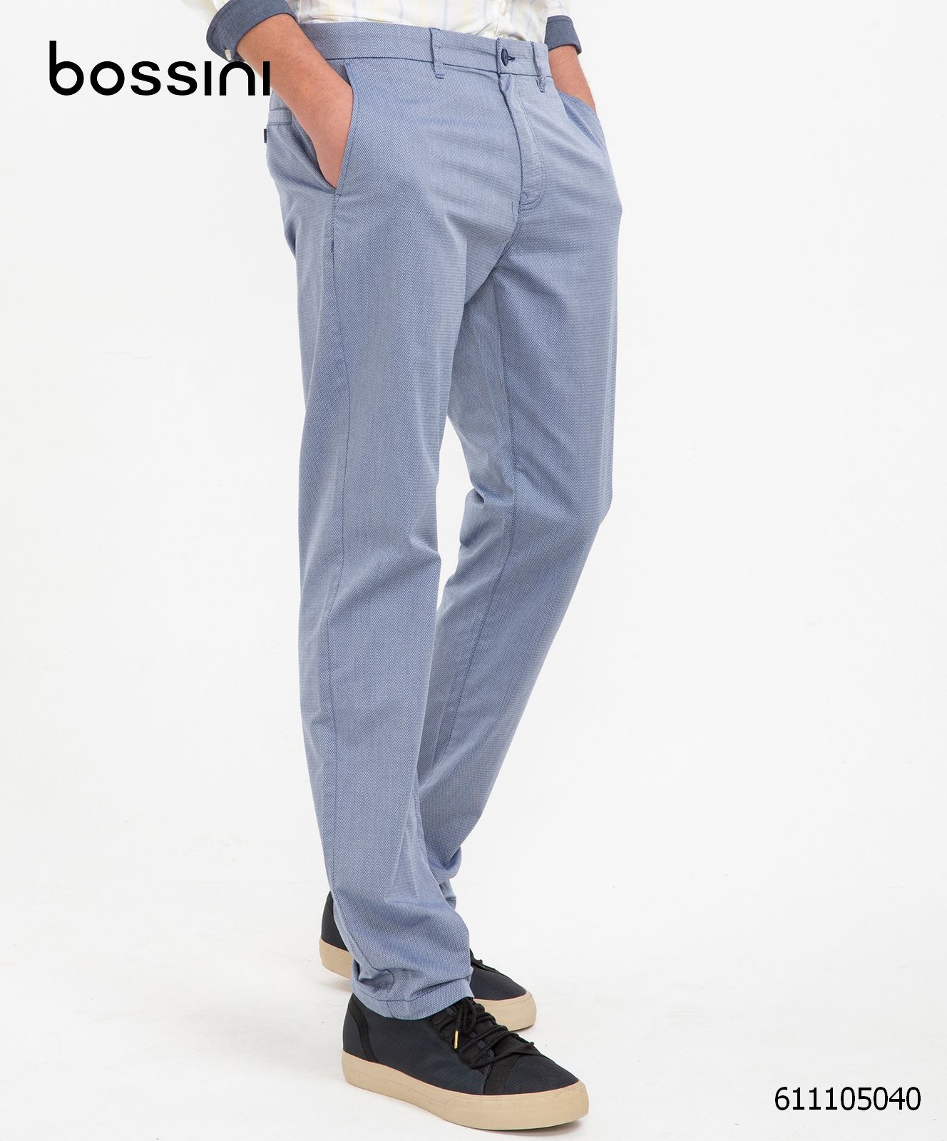 Quần kaki nam form Tapered Fit Bossini 611105040