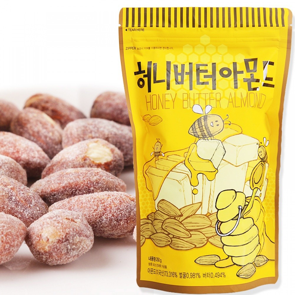 Hạnh nhân tẩm mật ong hàn quốc