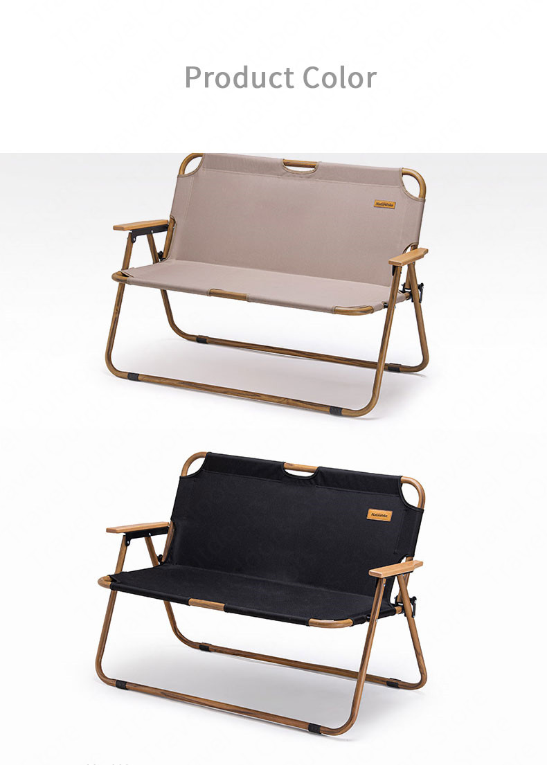 GHẾ ĐÔI DU LỊCH GẤP GỌN VÂN GỖ NATUREHIKE NH20JJ002