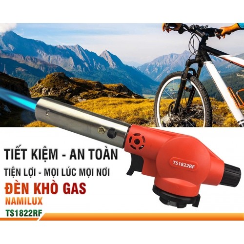 [THANH LÝ ĐẦU NĂM] Đèn khò gas mini NAMILUX TS1822RF - Sử dụng lon gas mini