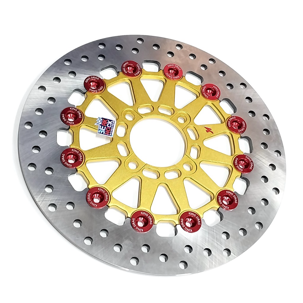 Đĩa King drag 267mm 12 khoen màu Vàng ,Gắn mọi dòng xe HOANTHACH SP019619