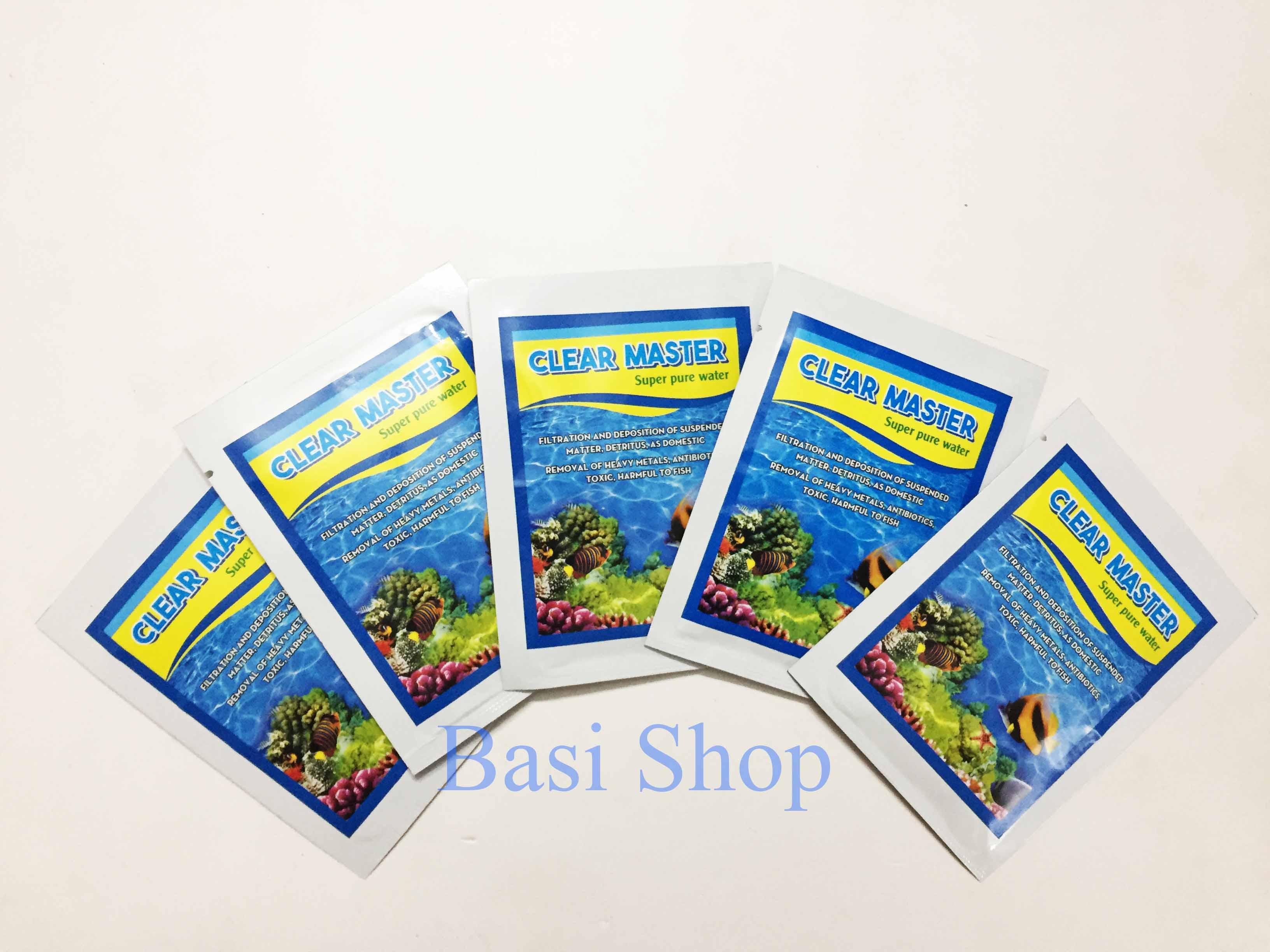 Men Vinh Sinh Clear Master SIêu Sạch Nước Cho Bể Cá - Men Vi Sinh Làm Sạch Hồ Cá 10g