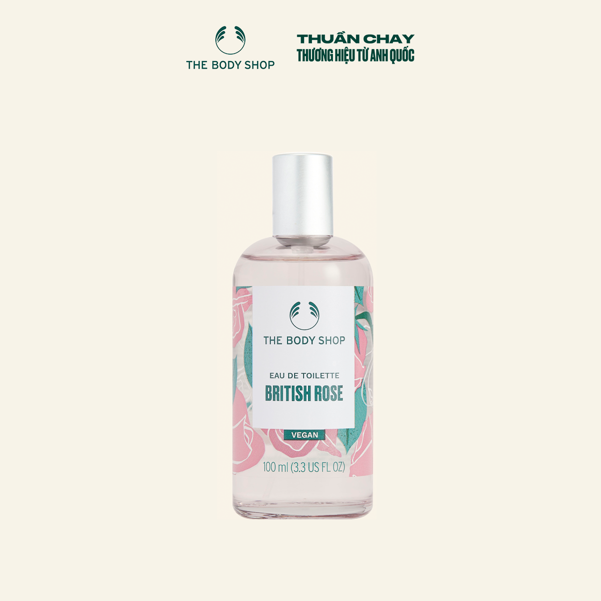 Nước Hoa The Body Shop British Rose Eau de Toilette 100ml