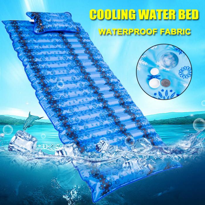 Đệm nước mát mùa hè - Nệm nước văn phòng 180x75cm - Nệm nước mát gia đình, đệm nước mát - Nệm bơm hơi siêu nhẹ, nệm gấp gọn tiện lợi. Bảo hành 12 tháng.