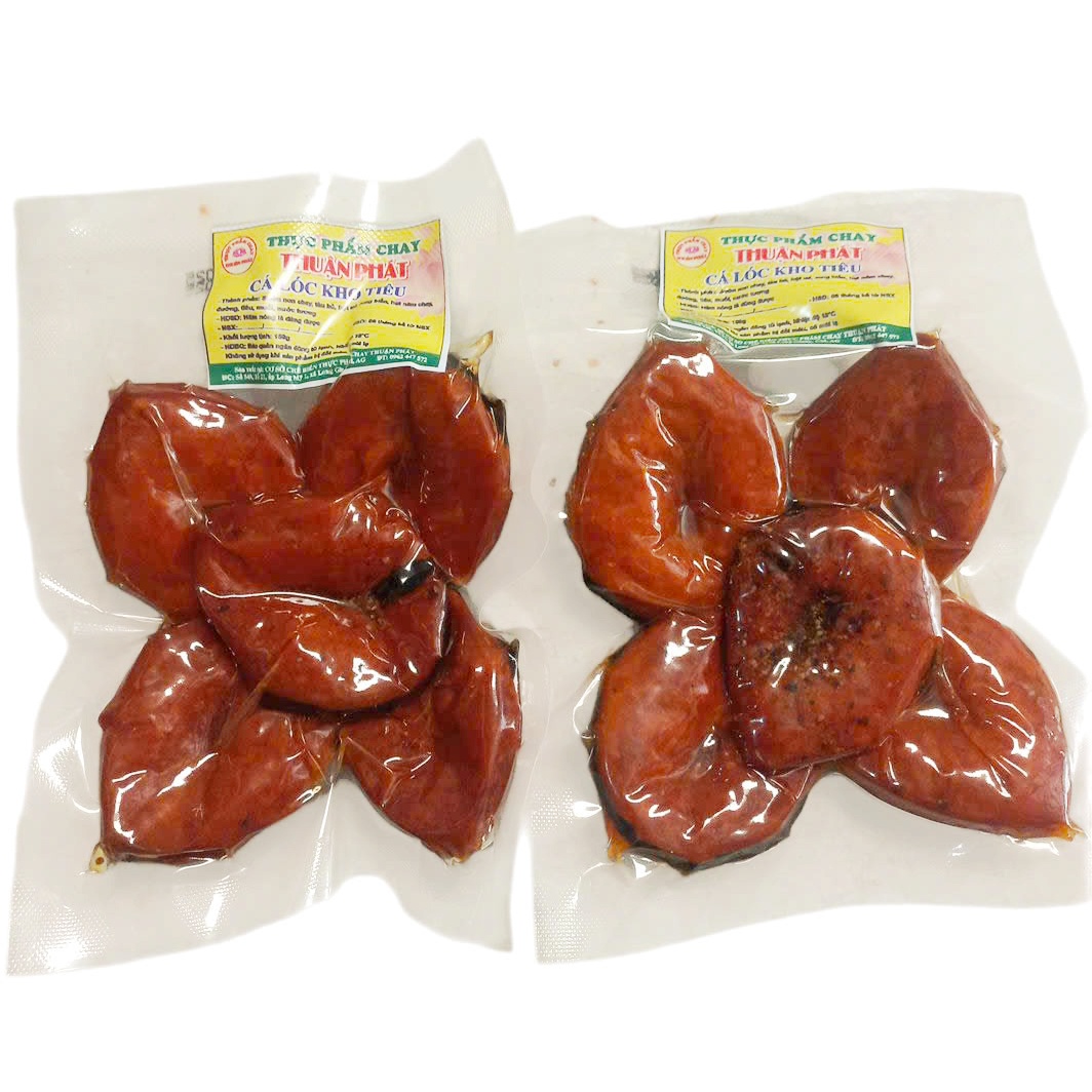 Cá lóc kho tiêu chay Thuận Phát 150g (HÀNG LẠNH) - Thực phẩm chay Thiện Tâm