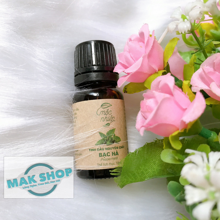 Tinh Dầu Bạc Hà 10ml, Tinh Dầu Mộc Nhiên Nguyên Chất 100% Từ Thiên Nhiên, Máy Tạo Khói, Máy Xông Tinh Dầu, Máy Phun Sương