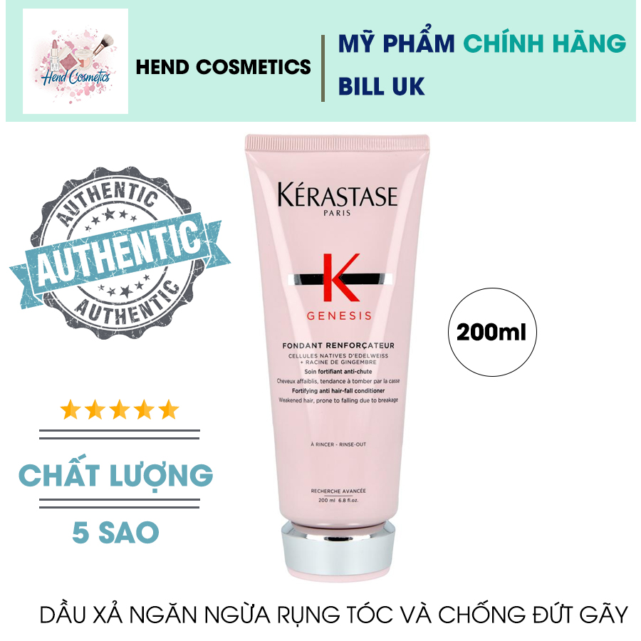 Dầu xả chống rụng tóc Kerastase Genesis Fondant Renforcateur 200ml