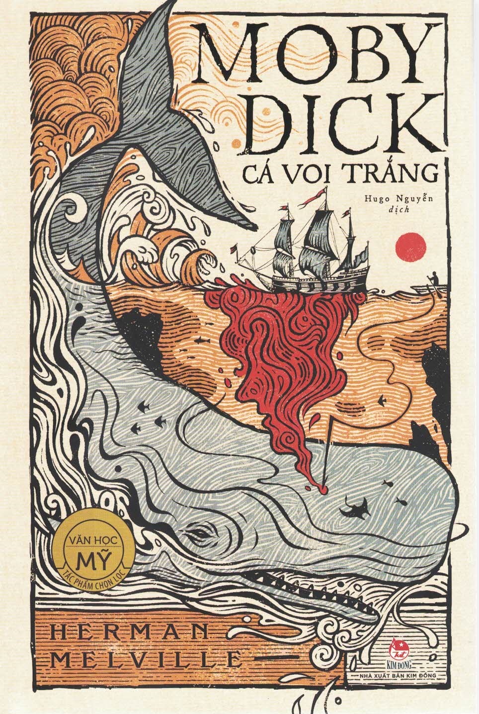 Tác phẩm chọn lọc - văn học mỹ - moby dick - cá voi trắng