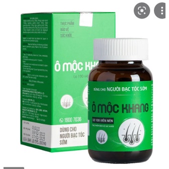Ô mộc khang lọ 100 viên - Hỗ trợ bổ huyết, giảm tóc bạc sớm