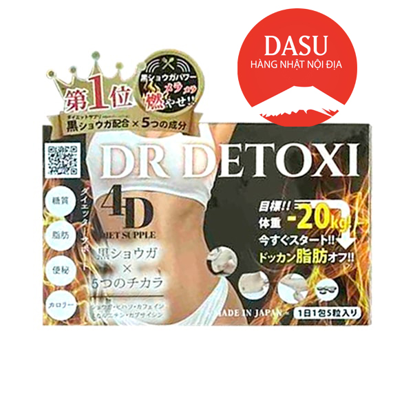 Giảm cân thải độc nhật bản 4d dr detoxi