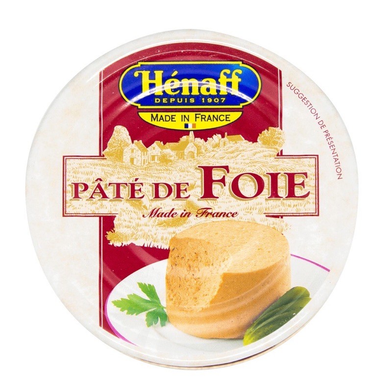 Pate gan heo 32% henaff 130g nhập khẩu pháp